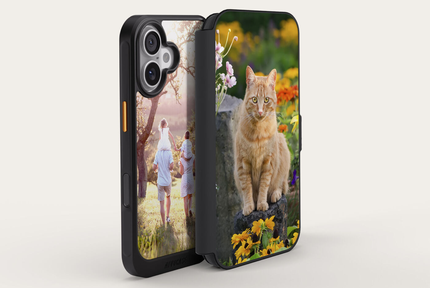 Couple enfant imprimé coque
